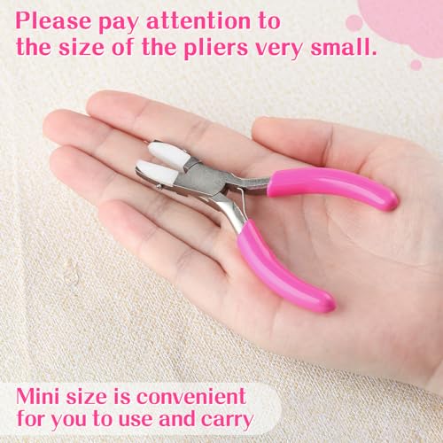 SPEEDWOX 3.5-Inch Double Nylon Flat Jaw Pliers Jewelry Making Pliers - style: Flat Nylon Jaw Pliers