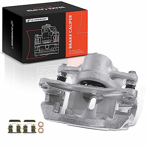 A-Premium Rear Right Passenger Side Disc Brake Caliper with Bracket - style: Rear Passenger Side