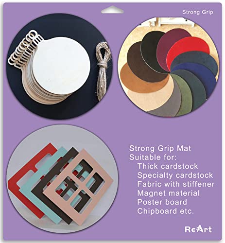 ReArt Cutting Mat Variety 12x12 – 3 Pack Strong, Standard, Light-grip Adhesive Cut Mat Replacement - color: Variety 3P
