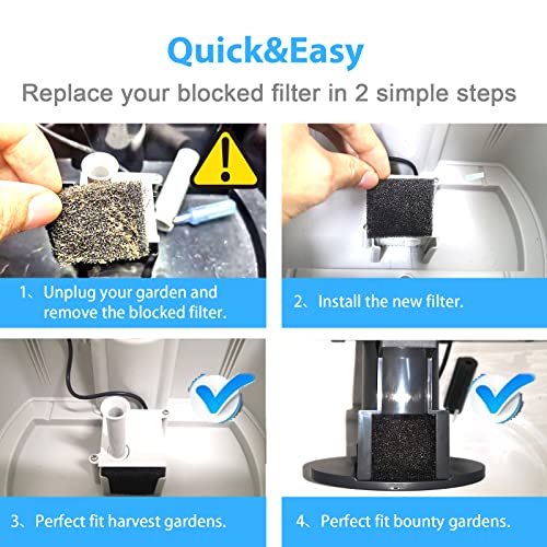 Pump Filter Sponge for AeroGarden Harvest Bounty Farm Extra Ultra all model