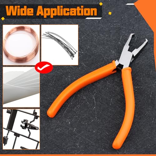 4.5" Transverse End Cutter with Flush Jaw 5mm SMT/SMD Chip Cutters Side Cutting Pliers - style: 5mm