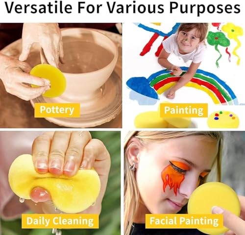 10PCS Paint Sponges Applicator - Art Craft DIY Foam Sponges