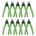5 Inch Flush Cutters, 10 Pack Small Wire Cutters, Micro Flush Cut Pliers Side Cutters Snips Zip Tie Sprue Cutter for Jewelry Making, Floral, Electronics, Model Craft, Filament, 3D Print - color: 10 Pack