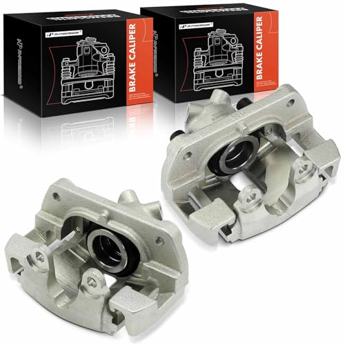 A-Premium Front Left and Right Side Disc Brake Caliper with Bracket - style: Front Driver and Passenger Side