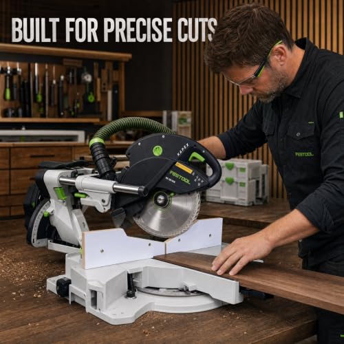 Zero Clearance Fence compatible with Festool Kapex Miter Saw. Models KS120EB, KS120REB