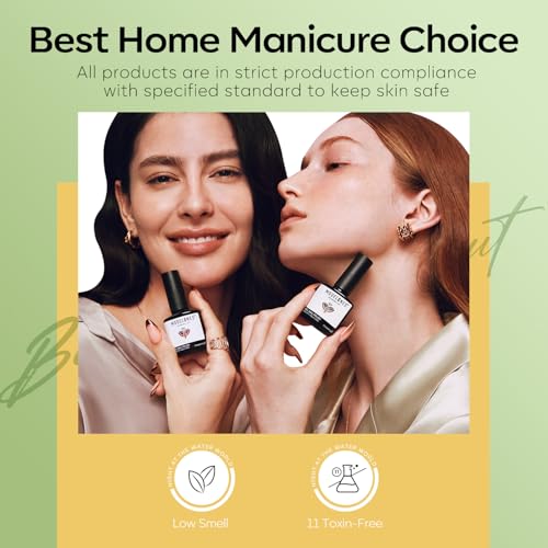 modelones Green Gel Nail Polish Set, 6 Colors Cat Eye Giltter with Magnet - color: A-1-Emerald Lime