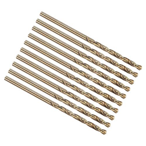 PATIKIL #36 Drill Bit Micro 4341 High-Speed Steel for Thin Metal 10 Pack - size: #36