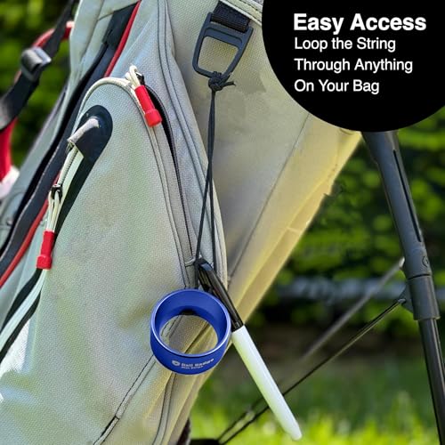 Aim Stripe, Golf Ball Alignment Tool, Full Metal, Training Aid - color: Blue