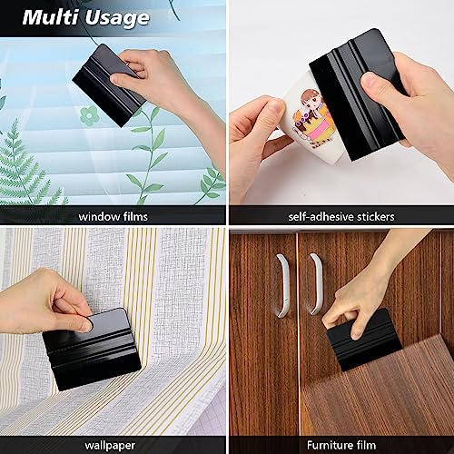 NEWISHTOOL Wallpaper Smoothing Tool Kit, Vinyl Film Wallpaper Tools - color: Set-01