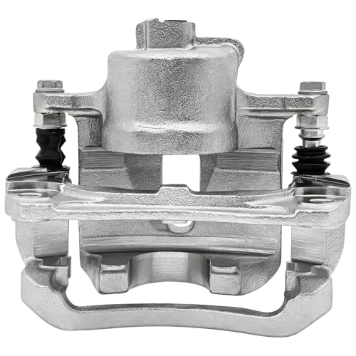 SCITOO 19B2715 Front Right Disc Brake Caliper With Bracket Silver - size: Front Passenger[19B2715]