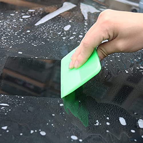 Gebildet 3 in 1 Anti-Scratch Rubber Squeegee, PPF & TPU Material for Car, Suitable for Vinyl Wrap & Window Tint - color: Green-e913