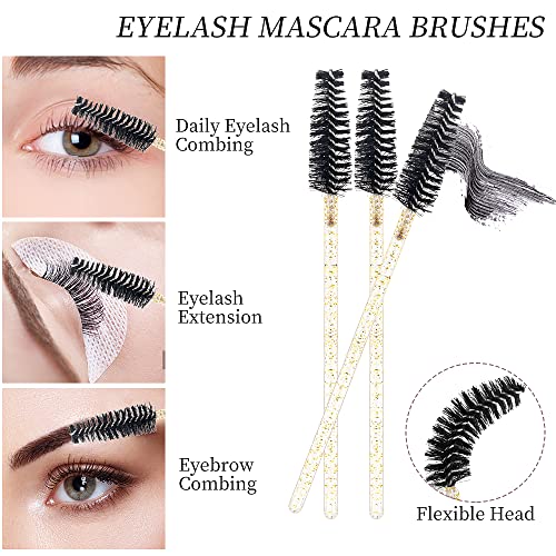 300 Pcs Eyelash Extension Supplies Kit - color: all gold kits