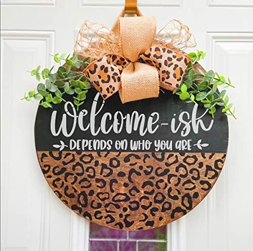 Welcome Stencils for Painting on Wood Welcome Sign Stencil 12" - style: Daily 12p