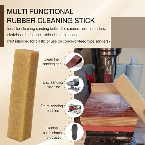 NyxVeil 2 PCS Abrasive Cleaning Eraser Stick for Sanding Belts & Discs