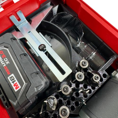 M18 Fuel Compact Router Packout Organizer with Tool, Battery and Bit Storage for Packout Compact Tool Box, Battery and Accessory Storage, Insert Only 2732-20 – Fits Packout 48-22-8435
