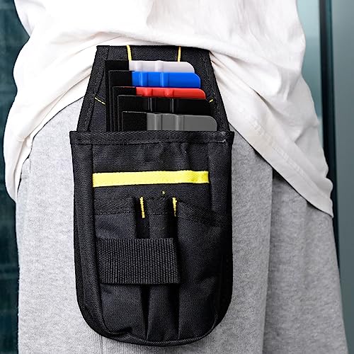 NEWISHTOOL 100 PCS Felt Squeegee for Vinyl, PPF Tint Wrap Application Tool - color: Mixed Colors