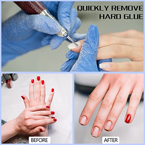 2Pcs Nail Drill Bits, 3/32" Carbide Conical Micro Cuticle Removal Bit, Professional Diamond Carbide Nail Drill Bit for Acrylic Gel Nails, Home Salon & DIY - color: Conical
