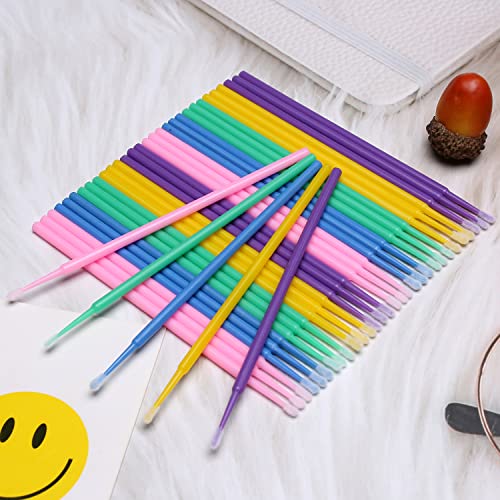Akstore 600 PCS Disposable Micro Applicators Brush Eyelash Extension (Mixed) - color: Mixed