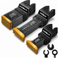 AMZBSAW 22PCS Titanium Oscillating Saw Blades, Multitool Blades for Metal - style: A-22 PCS