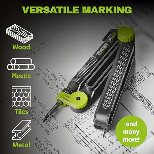 Tracer TrueScribe Scribe Tool with Deep Hole Pencil and Sharpener
