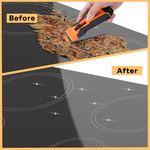 REXBETI Razor Blade Scraper Tool, Paint, Windows, Glass Stovetop Scraper - size: 1 Pack(5.71 inch)