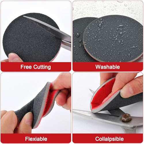 MAXMAN 20Pcs Sanding Sponge Set, 3" Foam Sanding Pads, 400Grit for Wood - style: 400 Grit