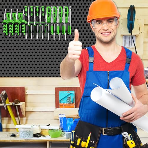 Screwdriver Holder Wall Mount, Screwdrivers Organizer, Black 1 Pcs - style: 23 holes 1PC