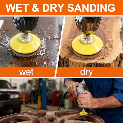 64 PCS 2 Inch Sanding Disc,Hook and Loop Sanding Pads 1200-1500 Grit - style: 1200-1500 Grit 64PCS