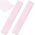 Zonon 2 Pack Clear Sewing Ruler 2 X 12 Inch Plastic Ruler for Quilting