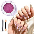 SAVILAND Mirror & Cat Eye Chrome Powder with Nail Magnet, Garnet - color: 13-Garnet Cat Eye Chrome Powder