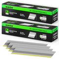 meite 15 Gauge Angled Finish Nails 1-1/2 Inch 34 Degree Galvanized 4,800PCS - size: 1-1/2" Leg, style: 2 Boxes (4,800PCS)