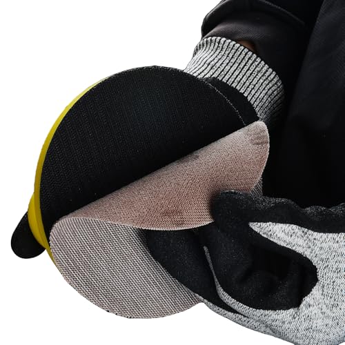 6 Inch Hook and Loop Dust Free Mesh Net Sanding Discs for Drywall Sander Car Wood Drywall Metal Polishing & Grinding Anti-Blocking Sand Abrasive Sheet 10PCs (Grit 400) - style: Grit 400
