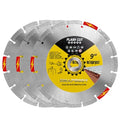 RHAPSODY 9Inch Ultrafast Diamond Saw Blade 3Pcs, Segmented General Purpose - size: 9''
