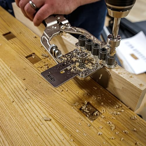 JESSEM 1/2" Stainless Dowelling Jig with Angle
