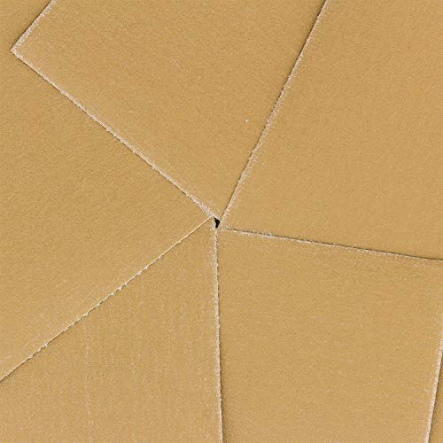 Dura-Gold Premium 1/4 Sheet Gold Sandpaper Sheets, 240 Grit (Box of 25) - size: 240-Grit