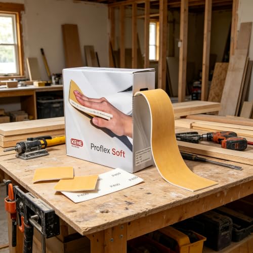 Premium Soft Hand Sanding Sheets Roll,Flexible Abrasive Sandpaper for Auto Body Repair, Paint Prep & Fine Woodworking,Ideal for Professional Mechanics and DIY,150Pcs/Roll,Grit 240