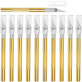 Mudder 15 Pack Exacto Knife Set, Craft Knives Hobby Knife, Gold - color: Gold