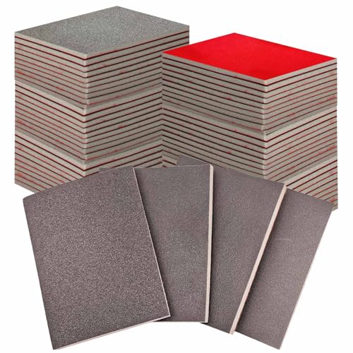 Sanding Sponge Set 60Pcs 500-600 Grit Sanding Block Pads - size: 500-600# 60Pcs