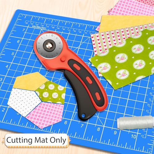 DIYSELF 12in×18in Cutting Mat, A3 Self Healing Craft Mat, Paper Craft Tools - color: Blue, size: 18"L x 12"W