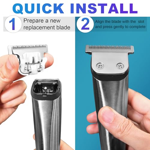 T-Blade Detachable Replacement Blade Compatible with Wahl Trimmers,2 Pack - size: 40mm (Pack of 2)