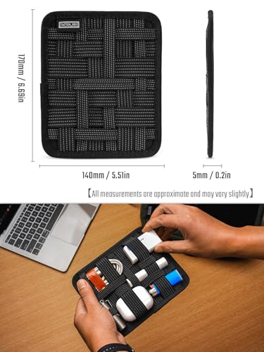 TACTICAL_GEEK TCM11-M EDC Organizer Board(Black) - color: TCM11-M-Black