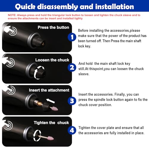 Cordless Engraving Pen for Metal, Wood, Glass, Plastic & All Materials