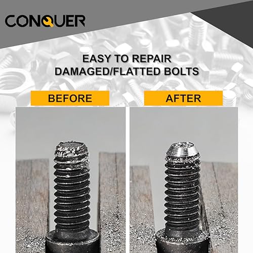 CONQUER Deburring External Chamfer Tool, All Thread Reamer, 1/8"-3/4" - size: HSS 1/8"-3/4"(3mm-19mm)