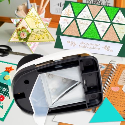 Triangle Hole Punch 1.97 inch Triangle Shaped Punch for Crafts Scrapbooking - style: Triangle