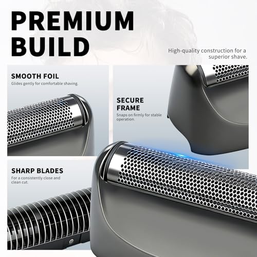 Grey Foil & Cutter Compatible with BaBylissPRO UVFOIL Single 1pc - color: Grey
