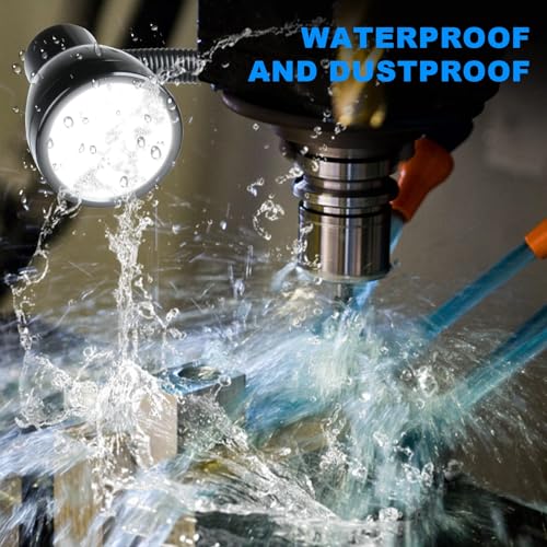 led work lights, IP65magnetic work light, 1200 lumen work lights for mechanics, magnetic base for milling machines, machine lights for workbenches and basements - style: magnetic work light