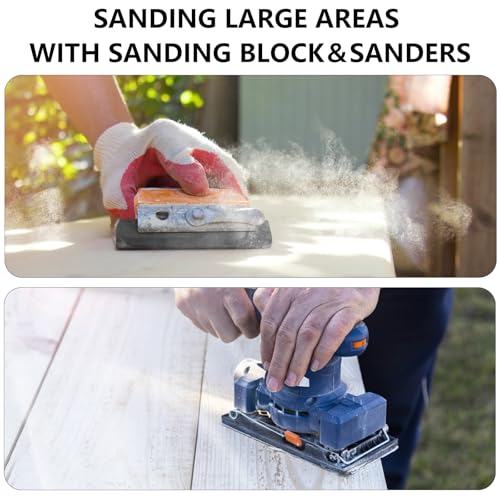 Sandpaper 60 Grit, Wet Dry Sand Paper 9 x 3.6 Inch - size: 9 x 3-2/3 Inch, style: 60Grit