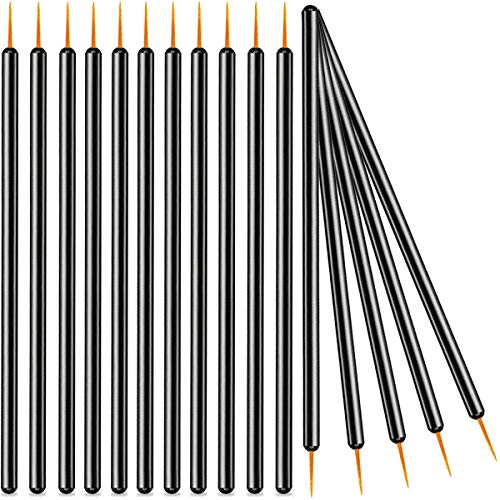 KINGMAS 100 Pack Eyeliner Brush, Disposable Point Eye liner Applicator