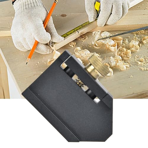 Woodworking Scribing Locator 26-30mm - Aluminum Alloy Positioning Block for Measuring and Marking, Precision Machined Adjustable Fixing Tool