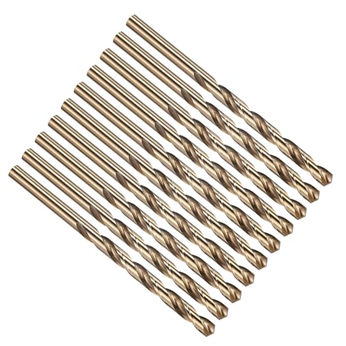 PATIKIL Micro #6 Drill Bit 4341 High-Speed Steel for Thin Metal 10 Pack - size: #6